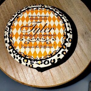 TYLER CANDLE CO. " ORANGE VANILLA"